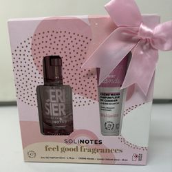 SOLINOTES CHERRY BLOSSOM  Set 1.7 EDP Spray, 1 Oz Hand Cream