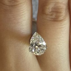3.09 Pear Shaped Lab-Grown Diamond