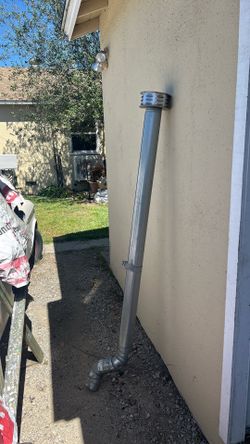 3” gas vent. 5ft & 2 elbows