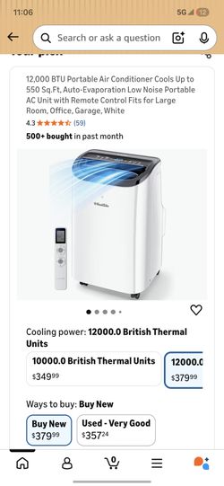 Brand New Koolsiln 12,000 btu air conditioner