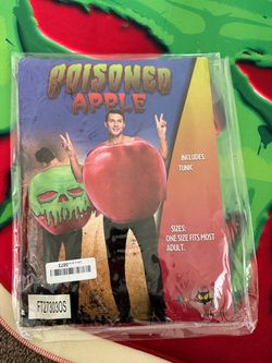 Poisoned Apple Halloween Adult Costume Unisex