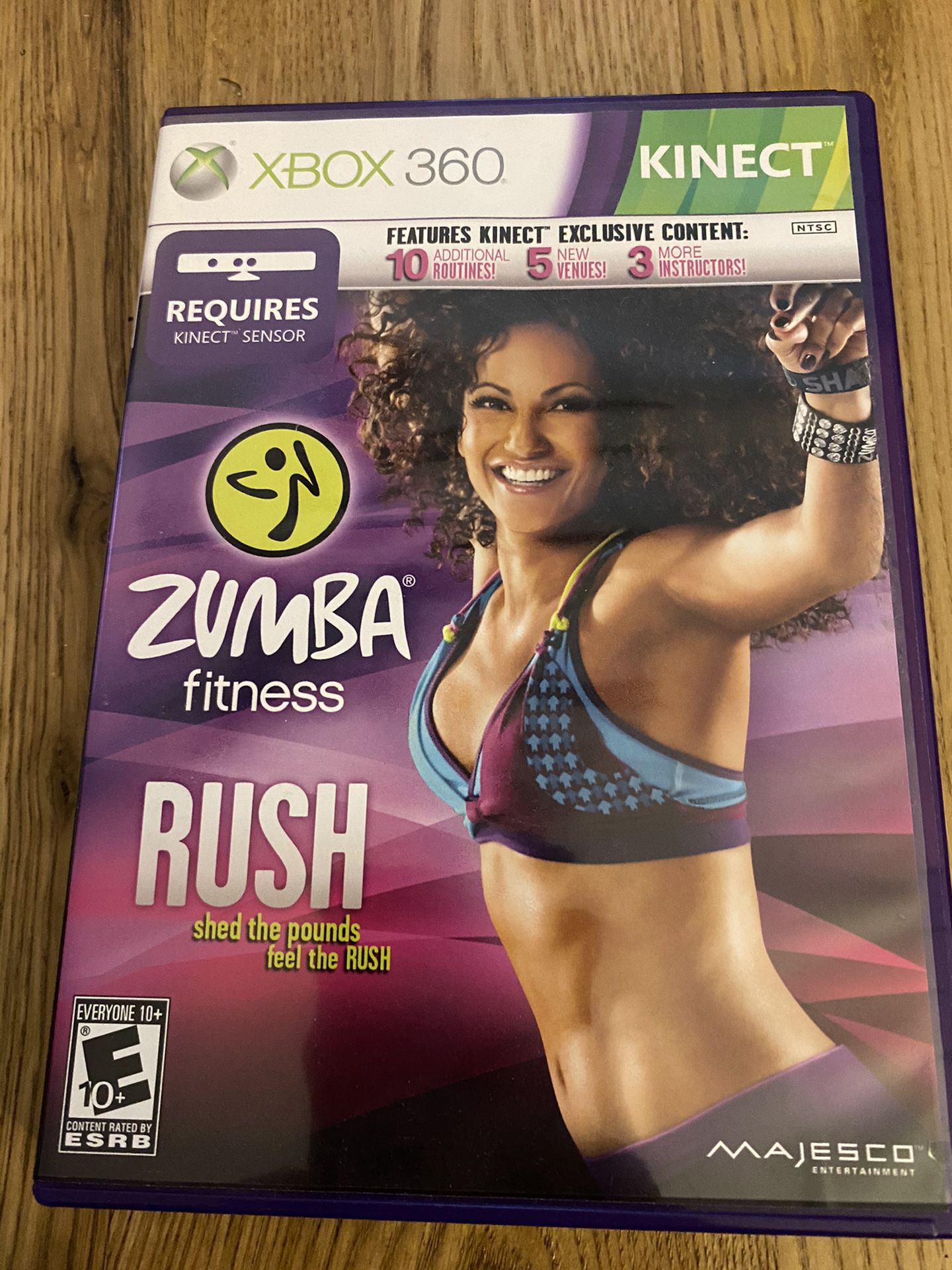 XBOX 360 Zumba fitness Rush game