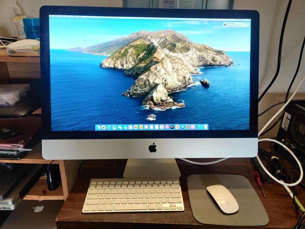 Apple iMac Late 2013 27" Intel Quad-Core , 24gb Ram, 1TB SATA Drive, Nvidia GT755M 1GB Graphics, Catalina, Apple Wireless Keyboard and Mouse.