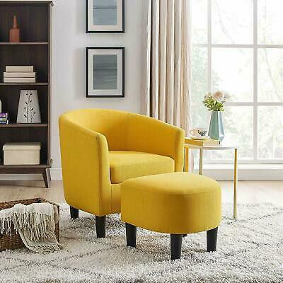Accent Chair with Ottoman