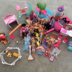 Huge Barbie Doll Lot – 28 Full-Size Dolls + 5 Chelseas Dolls, Tons of Playsets & Accessories!