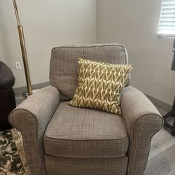 Grey Electric Recliner Seat