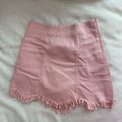 Two Skirts: Beige & Pink 