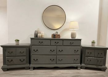 Bedroom Furniture Set - Dresser, Two Nightstands