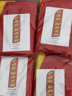 Car wash flags