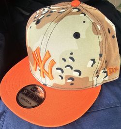 New Era 2023 New York Yankee  Desert Storn Camo Snapback Hat