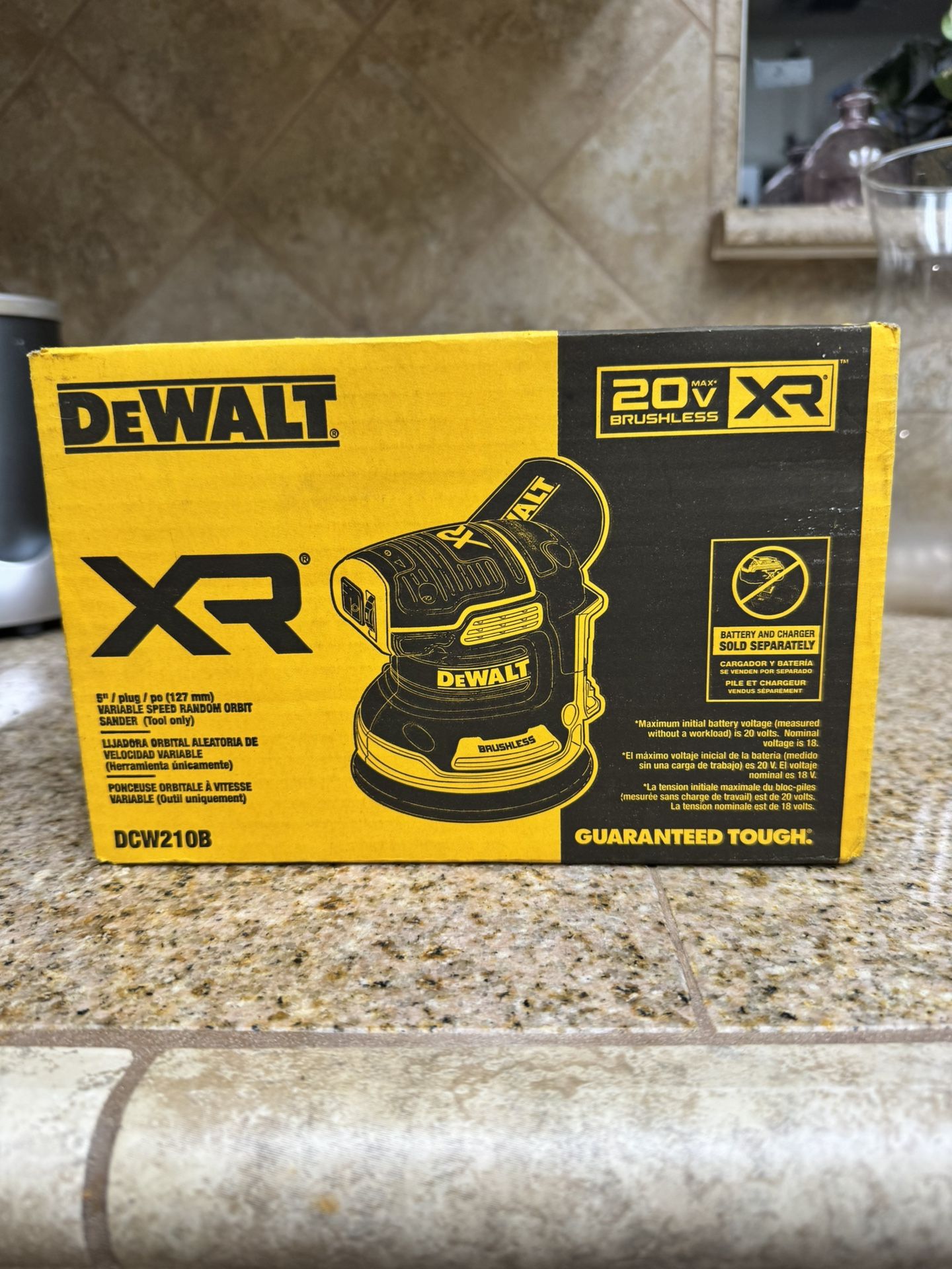 Brand New DeWalt XR Brushless Orbit Sander