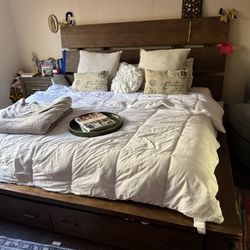 King Living Spaces Bed Frame