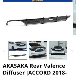 honda rear diffuser akaska 