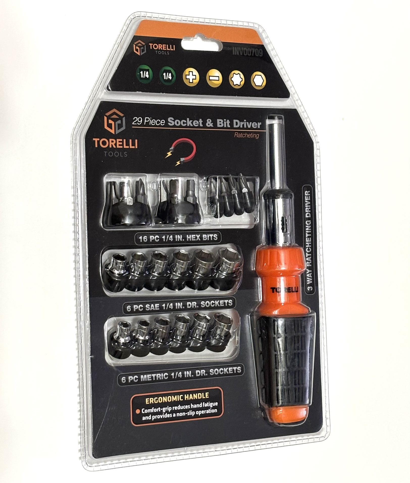29 Pc Socket & Bit Driver