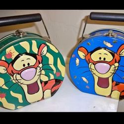 Disney Tigger Metal Tin Boxes. Vintage 1980. Must Pikup Deer Vly 67th Ave. 85310