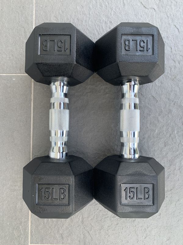 cheap 15 pound dumbbells