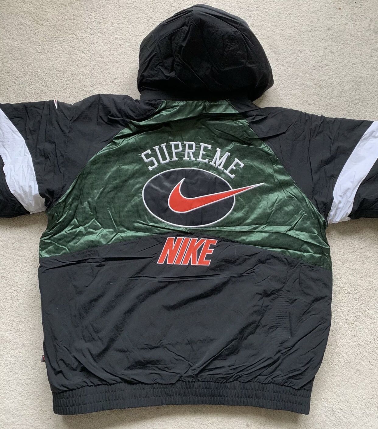 Supreme Nike hooded sport jacket medium