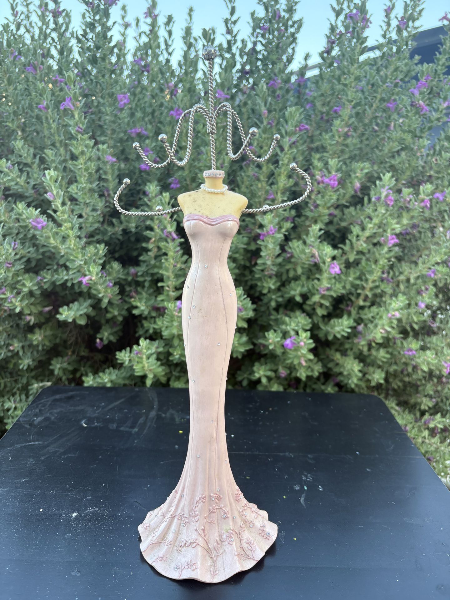 Pink Evening Gown Necklace Holder!