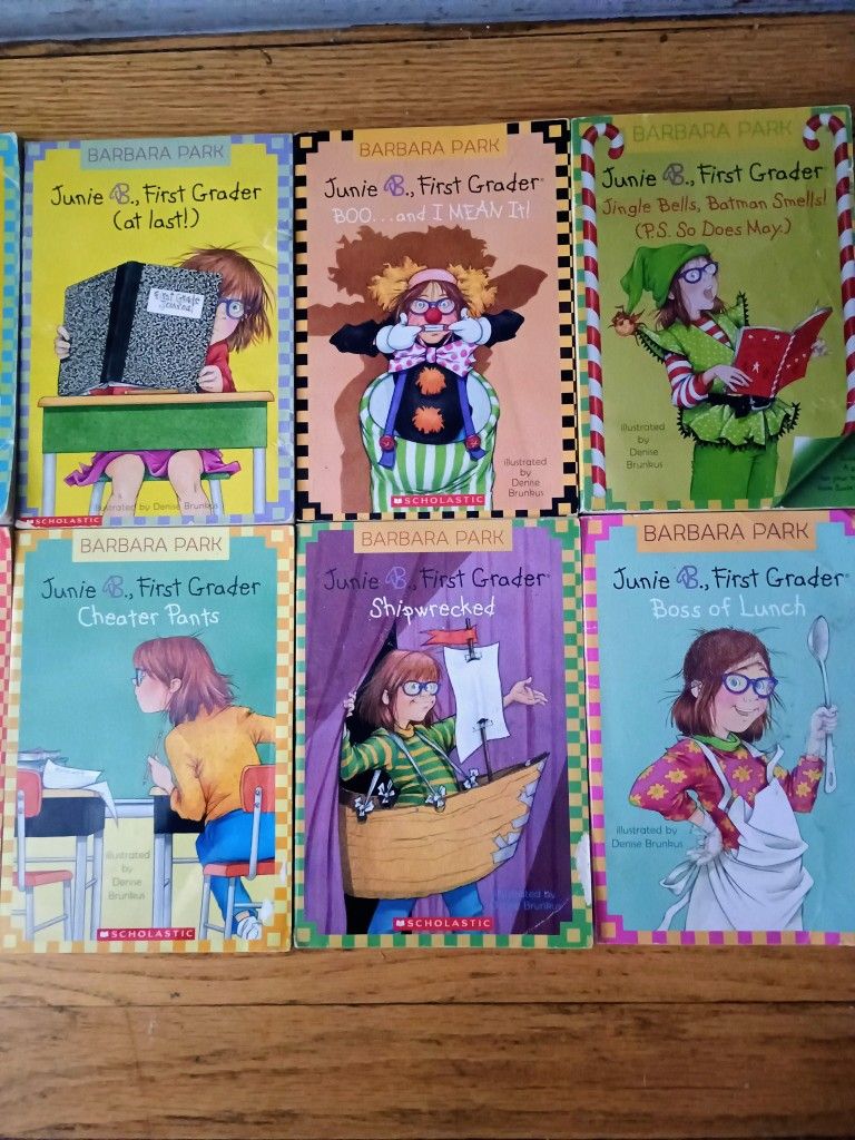 Set Of 10 Of Barbara Parks " Junie B. First Grader " Books