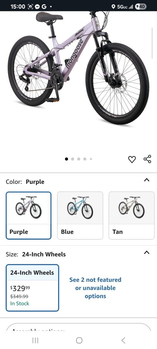 Bicycle Mongoose Mech 24 Mongoose Grafton Mountain Bike, 24, Inch