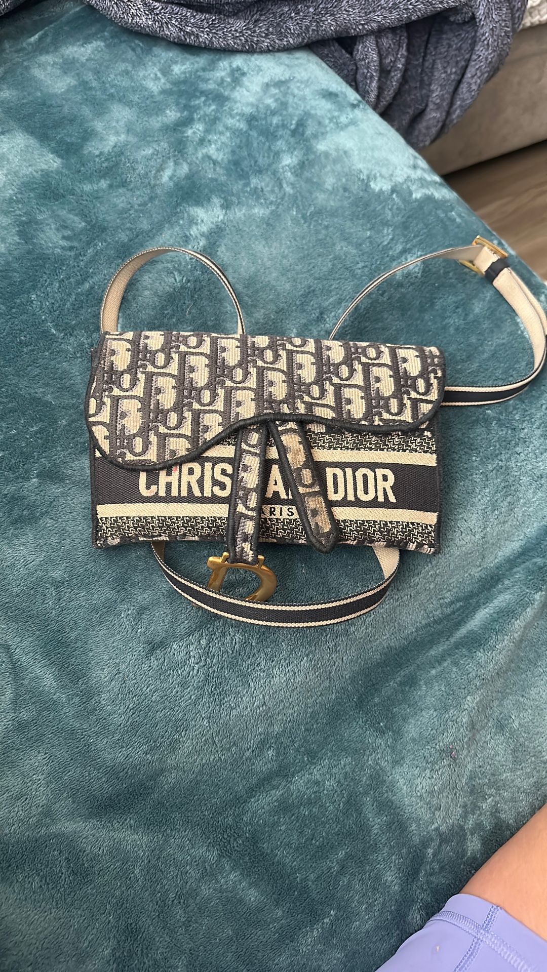 Authentic Christian Dior Waist purse Belt
