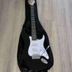 Black Electric Guitar 