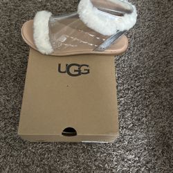 Uggs Fluff Springs - Cream and Silver 