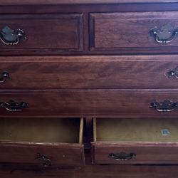 Solid wood dresser 