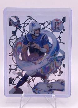 2025 Topps Signature Class Fluidity Drake Maye #FL-7 New England Patriots SSP