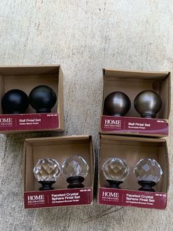 Accessories for curtain pole end
