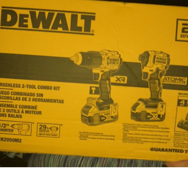 Dewalt combo drill set