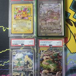 Pokemon Cards PSA Slabs 