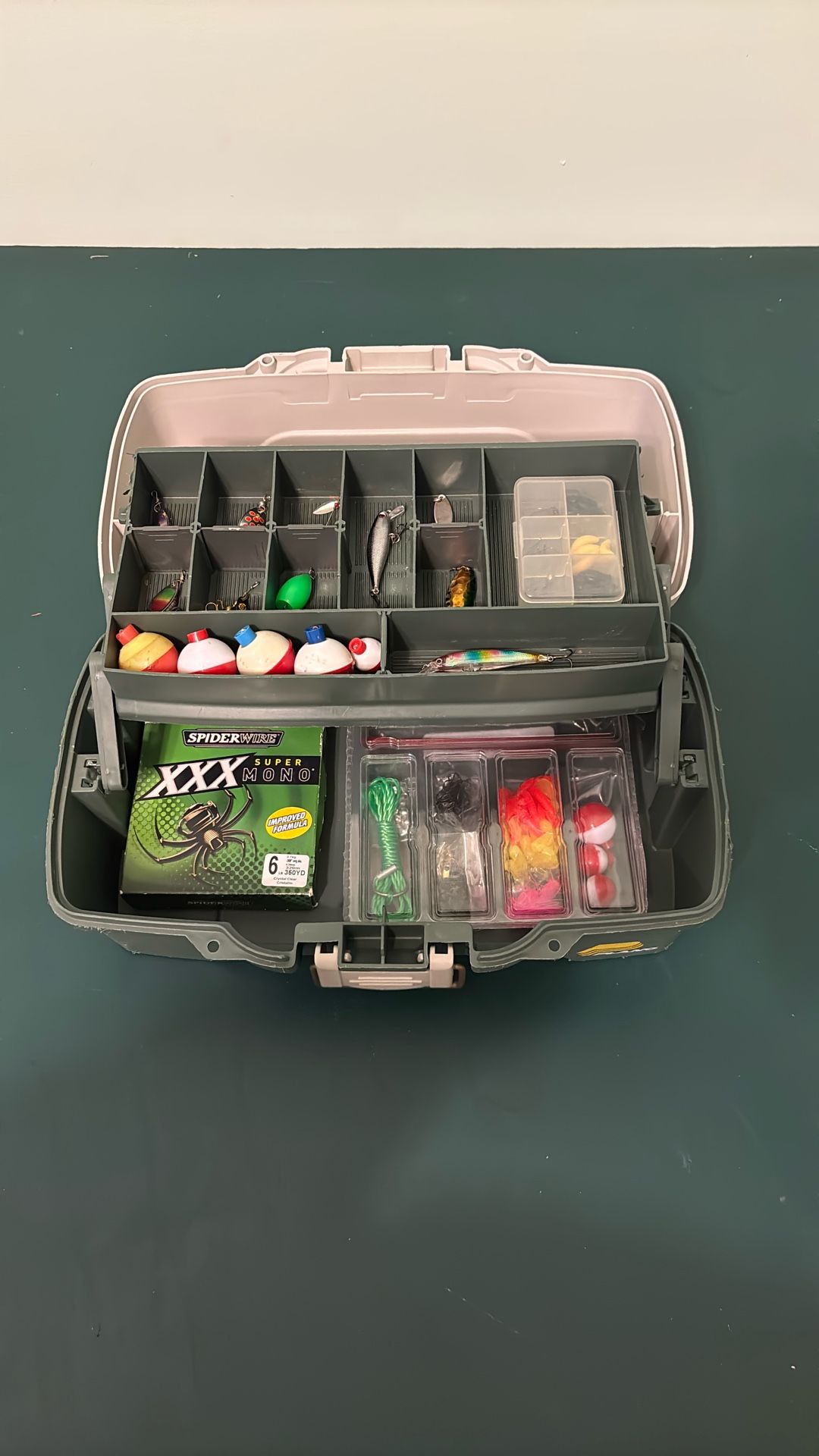 Loaded One Tray Tackle Box