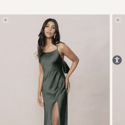 Revelry Steph Satin Dress