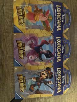 Disney Lorcana Into The Ink Lands Booster Packs