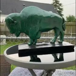 The Old Irish Buffalo Statue
