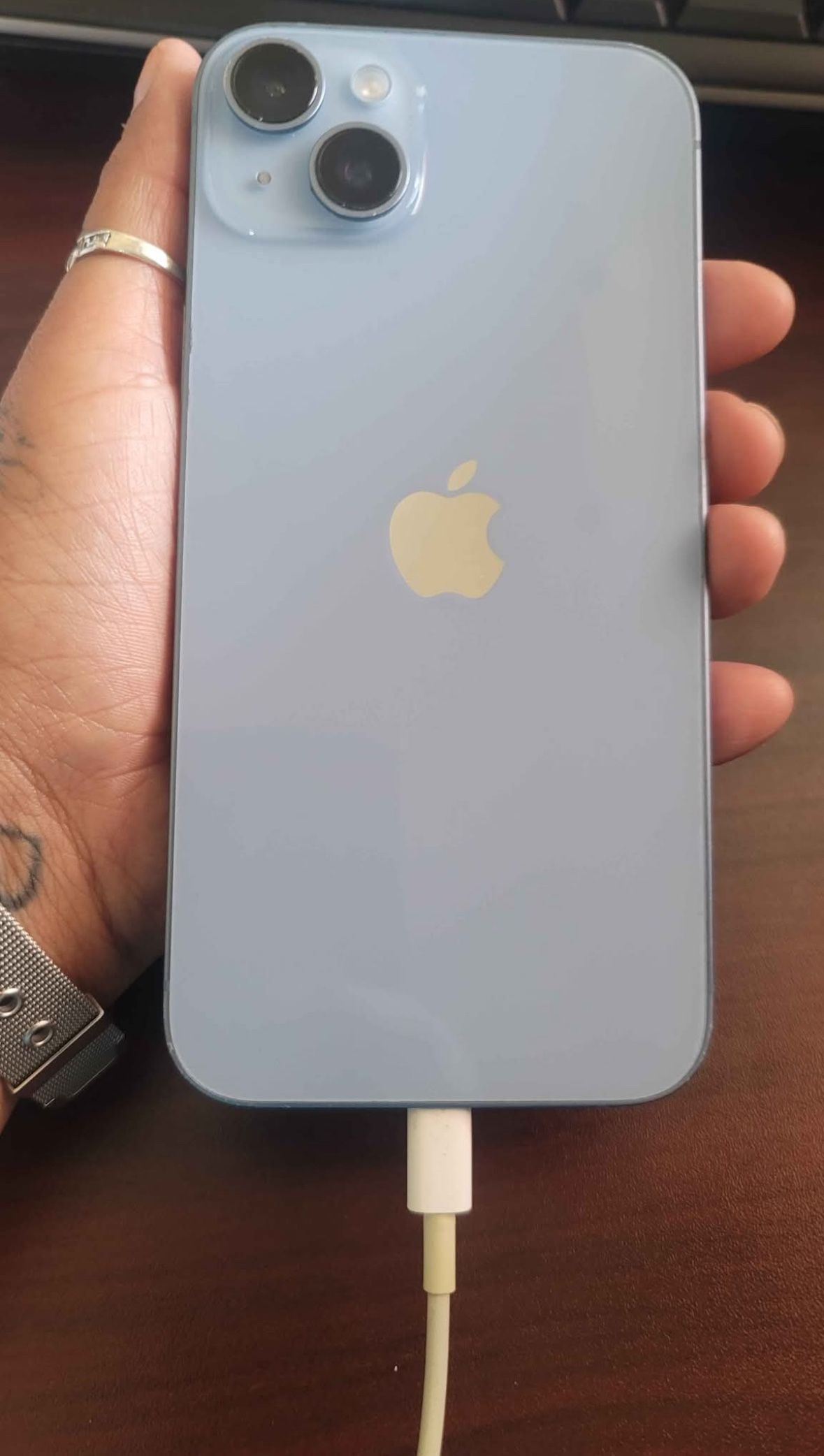 Light blue IPhone 14 plus 128GB