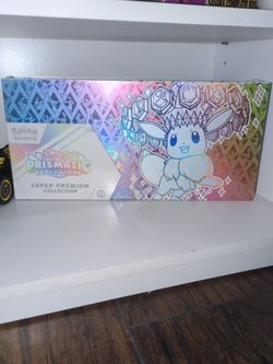 Sealed prismatic evolutions, super collection pack