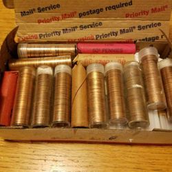 Lincoln Memorial Cent Rolls from 1975 to 1981 BU