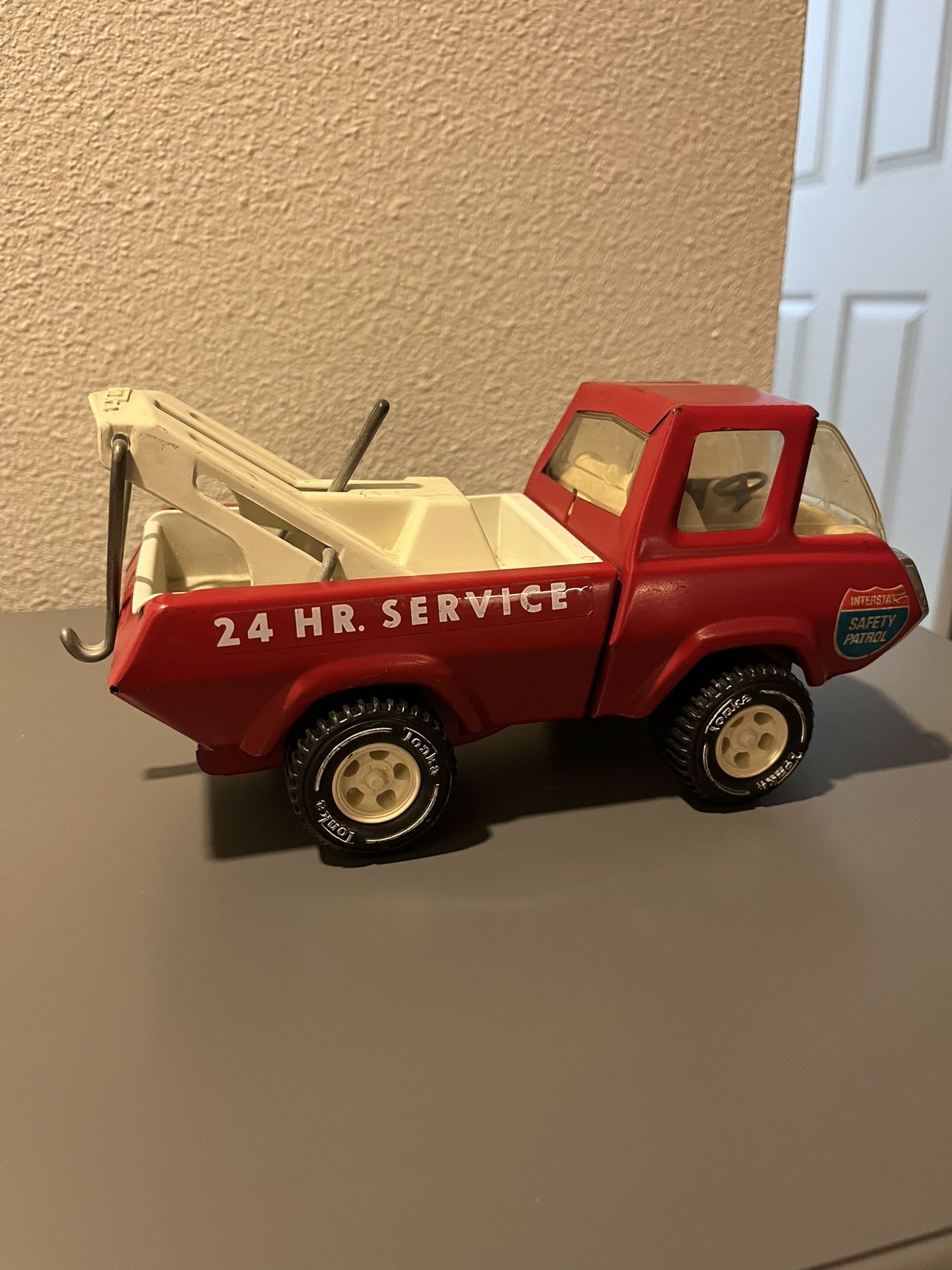 Vintage Tonka Pressed Metal 24 HR Tow Truck