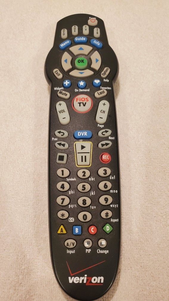 Verizon Fios TV DVR STB SetTop Box Remote Control RC1445302 for Sale