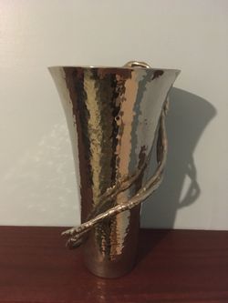 Michael Aram hammered metal vase