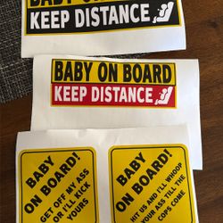 Car Baby Stickers 