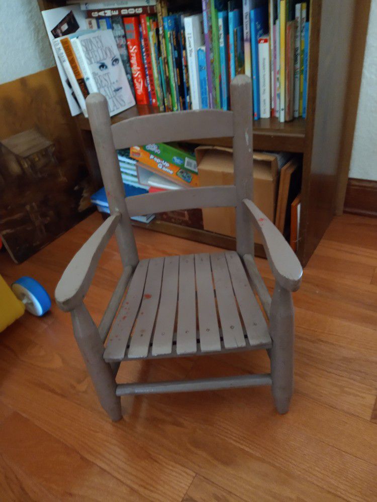 Child's Chair, Wooden.