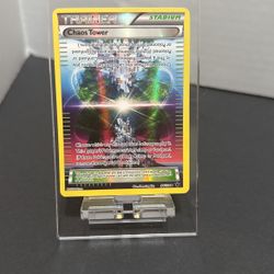 Trainer Chaos Tower Full Art Pokemon Card 