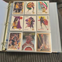 Random Basketball Sports Card Binder