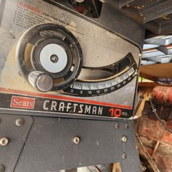 10inch Craftsman Table And Miter Saw