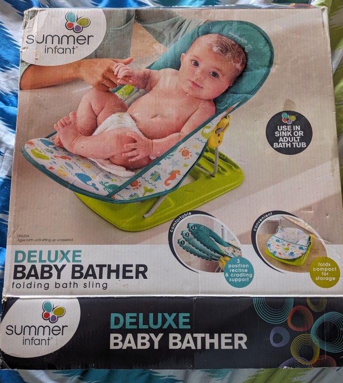 NEW Baby Bather folding bath sling