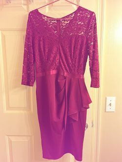 Burgundy Cocktail Dress