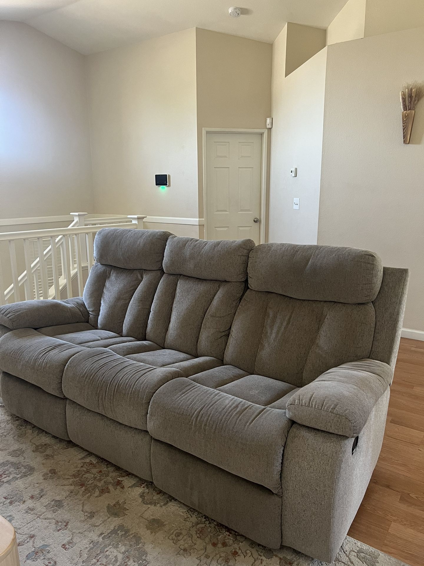 Ashley mitchiner Manual Reclining Sofa With Drop Down Table